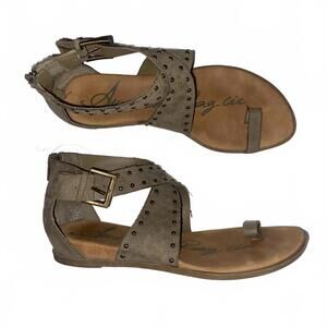 American Rag Cie Studded Gladiator Sandals 7.5 Boho Festival Summer Streetwear